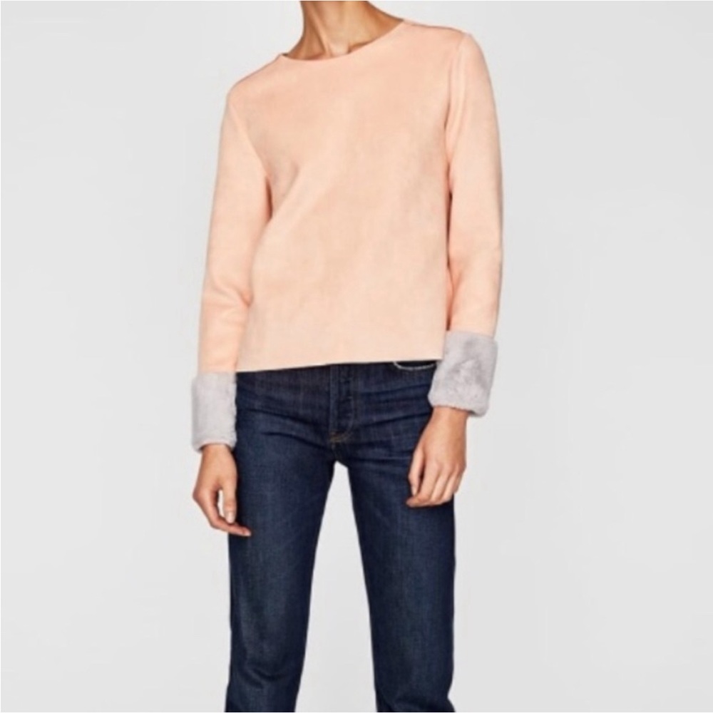 Zara Suede Top